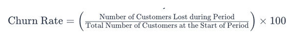 churn rate formula