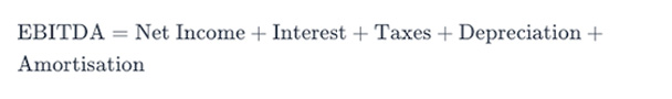 ebitda formula